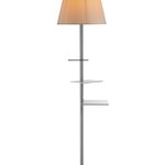 Bibliotheque Nationale (design Philippe Starck, Flos), stojací lampa s poličkami na knihy a integrovaným USB výstupem © Design & Home