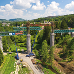 Rekonstrukce železničního mostu na trati Rumburk Sebnitz, čestné uznání. Foto: ČKAIT