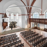Obnova Červeného kostela v Olomouci. Zdroj: ABF, a.s.