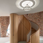Dům, který ve fjordu nepřehlédnete. Připomíná rozřezané válce  Foto: Anders Sune Berg/Olafur Eliasson, David de Larrea Remiro/Olafur Eliasson