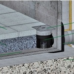 Atikové odtoky HL68 pro moderně řešené budovy a plochy, skladby teras a balkónů, zdroj HL Hutterer & Lechner GmbH