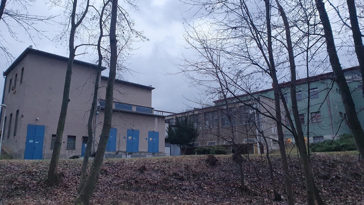 Zadní trakt Thomayerovy nemocnice, foto: redakce Zadní trakt Thomayerovy nemocnice, foto: redakce