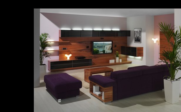 Proměňte interiér obývacího pokoje designovou televizní stěnou