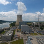 Pohled na elektrárnu Isar, jejíž první blok je v současné době demontován. (foto: PreussenElektra GmbH)