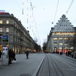 Největší sváteční časomíra na světě. Světla pro curyšskou třídu spoluvytvářel počítač Foto: Roman Keller