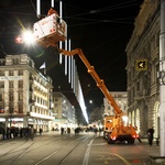 Největší sváteční časomíra na světě. Světla pro curyšskou třídu spoluvytvářel počítač Foto: Roman Keller