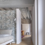 Byt s oblou stěnou – obě místnosti Foto: Ottavio Tomasini