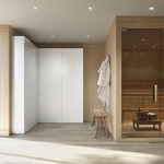  Viessmann Invisible přemění místnost, která se obvykle využívá pro obslužná zařízení a spotřebiče, na další obytný prostor, například abyste si mohli užít svou vlastní oázu pohody se saunou.  Zdroj: Viessmann