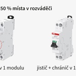 2 jističe v 1 modulu Zdroj: ABB