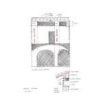 Kombinace hrubých a hladkých omítek v historickém domě s bazénkem. Zdroj: BUC Arquitectura