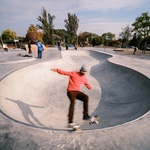 Různé prvky skateparku. Foto: Jiří Kotal.