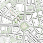 Situace dostavby 4. kvadrantu, tým 28: A69 – architekti (ČR), zdroj: ONplan