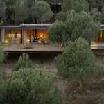 Modulární rodinný dům posazený mezi stromy kompromisy neřeší. Foto: Paco Marín