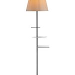 Bibliotheque Nationale (design Philippe Starck, Flos), stojací lampa s poličkami na knihy a integrovaným USB výstupem © Design & Home