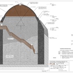 Sněžné studny připomínají dobu, kdy Španělsko vyrábělo jakostní led. Materiály: Ecoproyecta