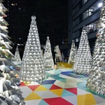 Co bude s vaším stromkem po Vánocích? Architekti vyzkoušeli vyrobit stromky z recyklátu. Foto: AaaM Architects