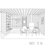 Fasádu mají z odřezků podlahové krytiny. Mělo z nich být palivové dříví, oni z něho mají dům. Zdroj: Kolman Boye Architects