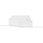 Dům na předměstí připomíná klády přitesané sekyrou. Zdroj: Architectural Bureau G.Natkevicius & Partners