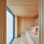 Průhled na saunový provoz. Foto: Radek Úlehla