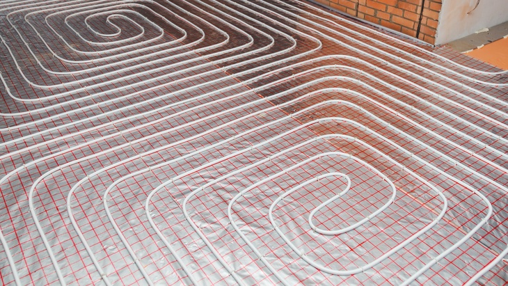 Podlahové vytápění – ilustrační obrázek. Zdroj: Fotolia