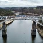 Most přes orlickou přehradu má duši. Stavbaři ukázali vnitřek největšího železobetonového oblouku v ČR, foto Metrostav