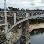 Most přes orlickou přehradu má duši. Stavbaři ukázali vnitřek největšího železobetonového oblouku v ČR, foto Metrostav