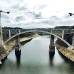 Most přes orlickou přehradu má duši. Stavbaři ukázali vnitřek největšího železobetonového oblouku v ČR, foto Metrostav