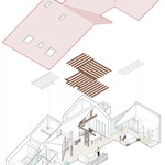 Renovace podkroví. Střecha sedmkrát měnila sklon. Zdroj: gon architects