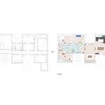 Renovace podkroví. Střecha sedmkrát měnila sklon. Zdroj: gon architects