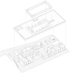 Axonometrie. Zdroj: STUDIO PAULÍNY HOVORKA ARCHITEKTI