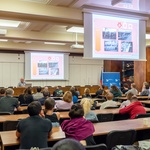50 let Pražského metra, přednáška o historii technice. Foto: Tomáš Sysel