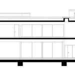 Řez podélný. Zdroj: STUDIO QARTA ARCHITEKTURA