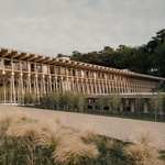 Vizualizace rekreačního resortu. Zdroj: Mjölk architekti