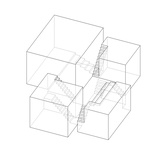 Vypadá jako čtyři bílé kostky poházené na svahu. Odkazuje se ale na historii. Jak je to možné?. Zdroj: Sigurd Larsen – Design and Architecture