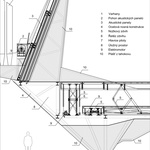 Detail řešení. Zdroj: Studio Petr Hájek ARCHITEKTI
