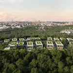 Pohled na vilovou čtvrť. Zdroj: Monolot, www.monolot.studio