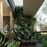 Zimní zahrada vila B. Zdroj: Monolot, www.monolot.studio