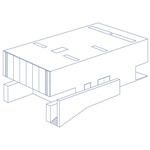 Vila B axonometrie. Zdroj: Studio Ivan Kroupa architekti