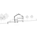 Řez příčný E. Zdroj: Studio Mimosa Architects