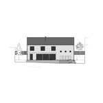 Pohled jižní ze zahrady. Zdroj: Studio Mimosa Architects