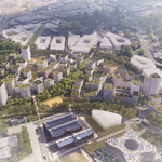 Axonometrie nové čtvrti Žofinka, tým 28: Pavel Hnilička Architects+Planners. Zdroj: ONplan