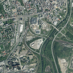 Vymezení řešeného území Urbanisticko-architektonické soutěže Žofinka, Ostrava. Zdroj: ONplan