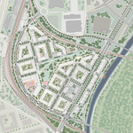 Situace nové čtvrti Žofinka, tým 1: Studio Perspektiv a Marko&Placemakers. Zdroj: ONplan