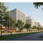 Pohled do ulice Jedna Míle, tým 1: Studio Perspektiv a Marko&Placemakers. Zdroj: ONplan