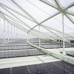 Foto: Fotovoltaický systém na střeše stadionu Ernsta Happela © Stadt Wien/David Bohmann