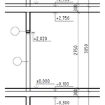 Obr. 11: Dveře s pojezdem s požadovaným průchodem šířky 800 mm v příčce tl. 150 mm, bez prahu, překlad 1× prefabrikovaný o rozměrech 150×50×1200 mm, délka uložení překladu 150 mm na každé straně, otvor obložen. Zdroj: Zuzana Rácová, Aneta Libecajtová