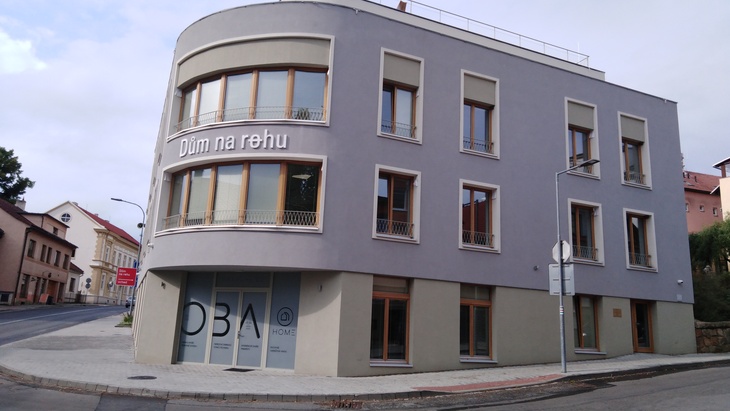 Dům na rohu, Valašské Klobouky. Stav po rekonstrukci. Zdroj: MPO Dům na rohu, Valašské Klobouky. Stav po rekonstrukci. Zdroj: MPO