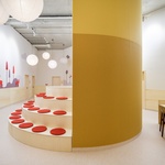 Místnost s amfiteátrem. Foto: Studio Flusser