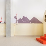 Místnost s amfiteátrem. Foto: Studio Flusser