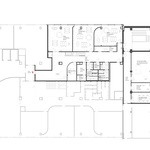Půdorys patra školy Brno. Zdroj: STUDIO SOA ARCHITEKTI